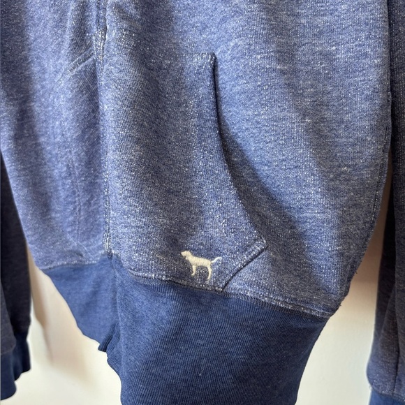 🎉4/30$🎉 PINK Blue Zip Hoodie Size M — 6/10 - Picture 3 of 5